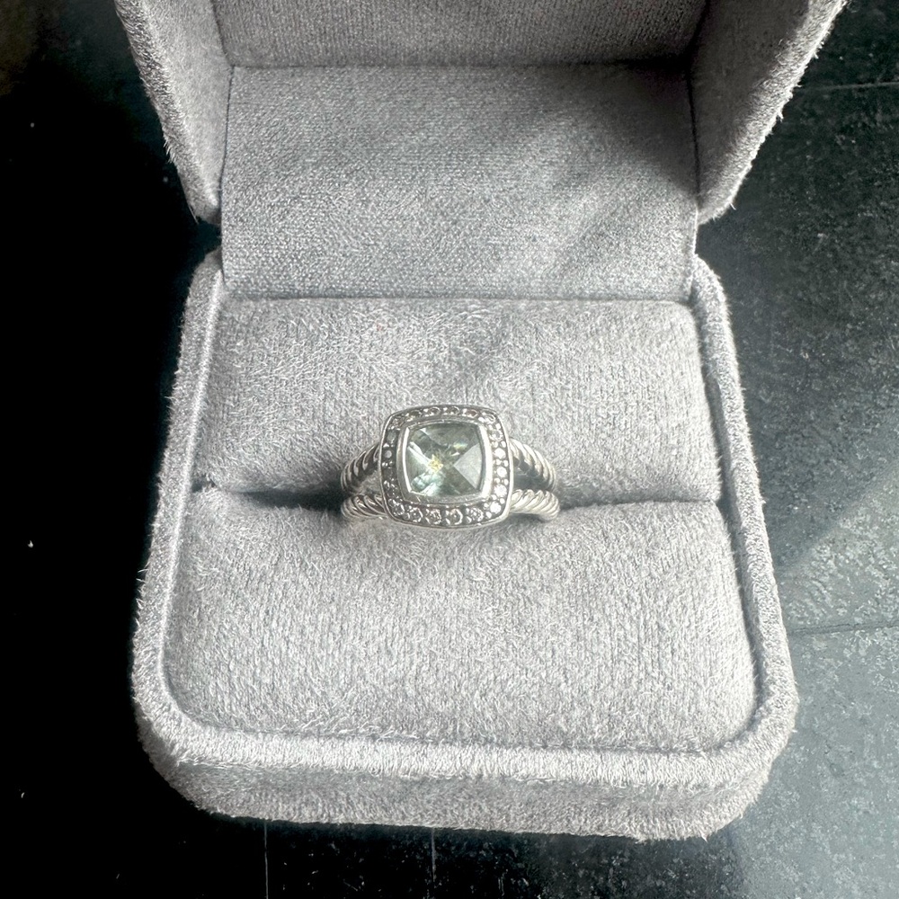 David Yurman Peridot Petite Albion Ring